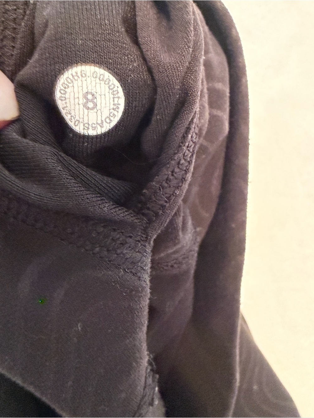Lululemon Wunder Train High Rise Tight 25" *Warp Wave Black Size 8 - Picture 9 of 9